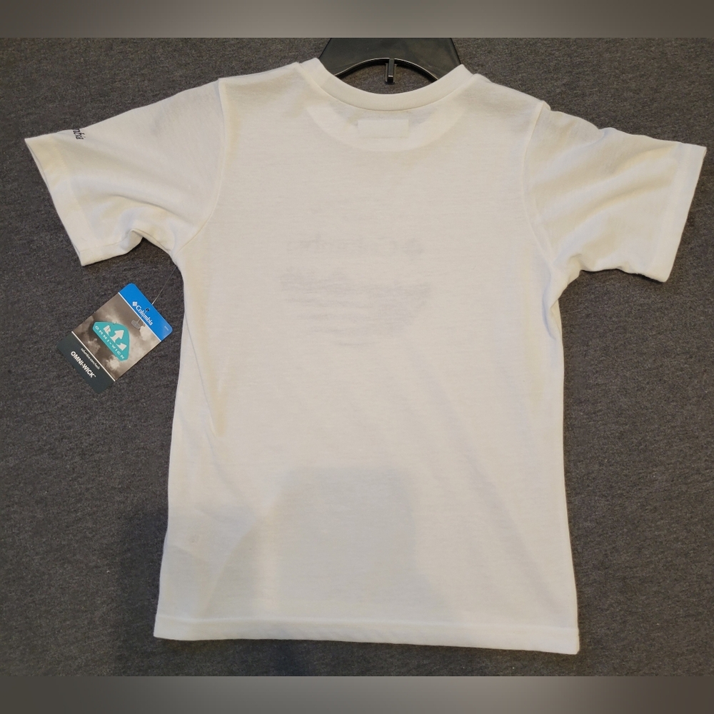 Boys shirt, Columbia, size 8, white, new with tags - Picture 5 of 5